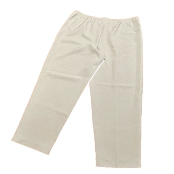 NWOT 18W Worthington Stretch light gray side zip & button trousers with pockets - Picture 5 of 16